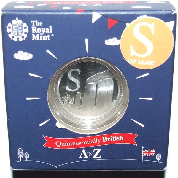 2018 Silver Proof Ten Pence - The Great British Coin Hunt - S - Click Image to Close